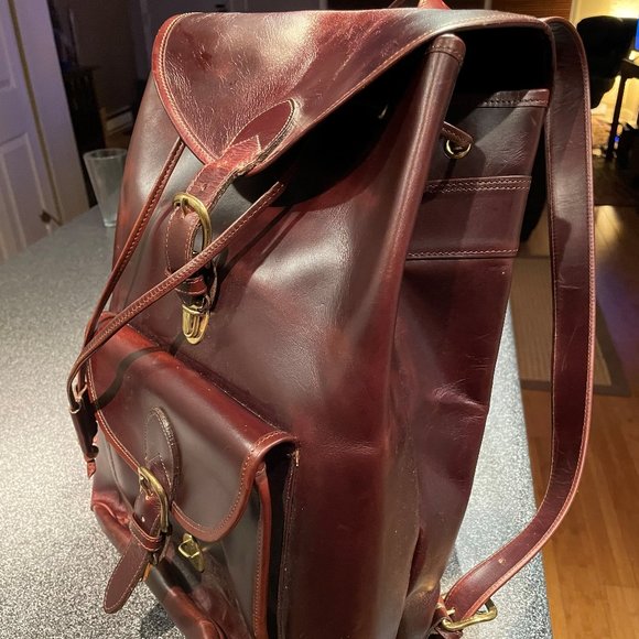 NWT Woman\'s Handmade Aston Leather Backpack main image 8